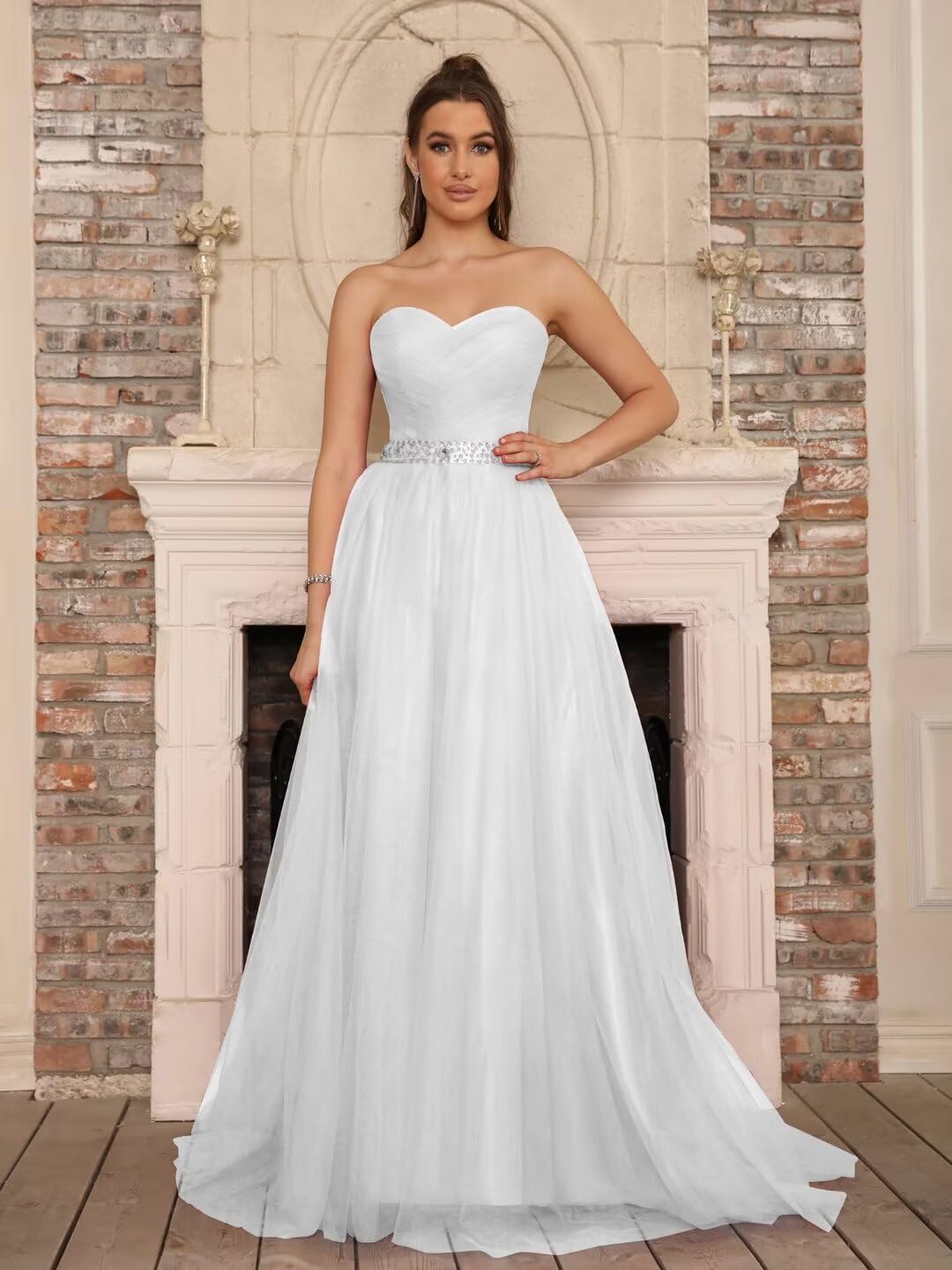 Robe De Mariée Bustier Grande Taille – Image 4